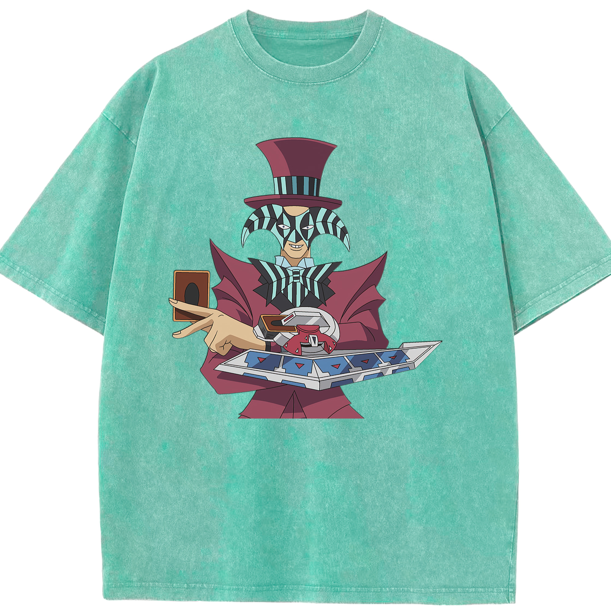 （画像用） 遊☆戯☆王 Yu-Gi-Oh! 綿100% ヴィンテージ風 半袖Tシャツ（フロントプリント）